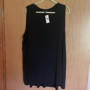 Lane Bryant Sleeveless High Low Top (NWT)